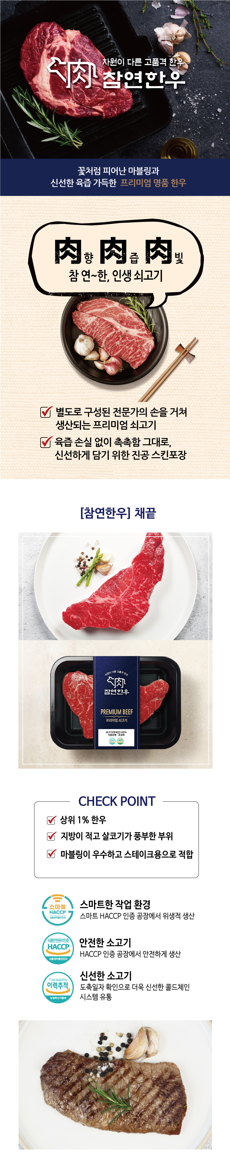 한우 채끝 상세정보